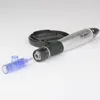 Electric Derma Pen Stämpel Auto Micro Needle Dr.Pen Trådlös Anti Aging Hud Therapy Device Hudvårdsmaskin med 20st nålpatroner