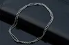 Real Titanium Stainless Steel Fashion Jewelry High Quality Collar Ball Necklace beads Shape Chains 50cm 1.5mm 2mm 2.4mm 3mm