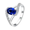 Mixed style high grade fashion blue gemstone 925 silver plate ring EMGR8, Shaped wings Heart plated sterling silver ring 10 pieces a lot