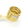 Fashion Gold Silver Sieraden Roestvrij staal Vrouwen Heren Wide Brand Sieraden Vinger ringen Full Size Drop 2651