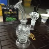 New water bongs turbin cyclone percolater Spherical bottom dab bongs spinning best water pipes free shipping