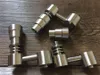 Универсальный Domeless Titanium ногтей 4 в 1 14.5 мм 18.8 мм двойной функции GR2 воск масло кальян водопровод Бонг зола Dab буровые установки