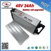 Toptan Perakende 48 V Elektrikli Bisiklet Pil 48 V 24Ah Lityum iyon pil 18650 cep 30A BMS ile 54.6 V 2A Şarj + NAKLIYE