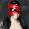 Toys pour adultes en cuir Gimp Mask Bondage Bondage Fetish Queen Roleplay Costume Party TT15 # R501