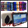 Militaire Heavy Duty Shockproof Case voor iPad 2017 Pro Samsung Tab 3 4 A 7.0 T230 T280 S3 T820 S2 T810 T710