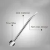 304 Stainless Steel large straws Straws Mate Yerba Bombilla Tea Reusable Drinking Straws Filtered Spoon Straw Filtering DHL