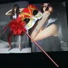 2016 Nowe Maski Party On Stick Flower Poza Pół Twarz Wenecka Masquerade Maska Na Kiju Nowość Prezent Mix Kolor Darmowa Wysyłka