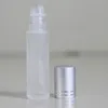 لPH العنبر الأزرق واضح الألوان 10ML زجاجات الرول متجمد الزجاج مع الرول الكرة المعدنية والأسود الذهب والفضة أغطية للELiquid من الضروري النفط