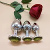 Plug anale attraente in acciaio inossidabile di 3 dimensioni Tappi anali Rosebud Gioielli giocattoli sessuali per coppia buttplug sicuro e non tossico5963935