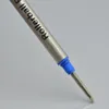 Высокое качество (10 шт / много) 0.7mm черный / biue Заправка для Roller шариковой ручки канцелярских записей гладкой ручки аксессуары
