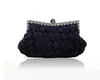 2016 New fashion lady's clutch bag bridal bag knitted evening bag 9colors