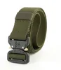 New Fashion Unisex Army Tactical Waist Belt 3.8cm Jeans Man Casual Canvas Webbing Nylon Duty Belt