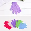 Mitt Dusch Bad Exfoliating Bad Duschhandske för Peeling Exfoliating Mitt Glove Fem Fingrar Scrubber Spong Bath Gloves Spa Skum