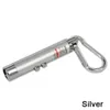 Mini zaklamp Carabiner sleutelhanger mini 3 in1 multi -kleuren LED sleutelhanger mini zaklamp rode laser pointer zaklamp mini -gelddetector