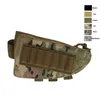 Tactical Buttstock Cheek Rest Riser Bag Camouflage Pack Magazine Mag Pouch Catroner Holder Ammunition Carrier Ammo Shell Reload No17-012