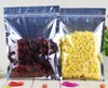 new 14x20cmaluminum foil clear resealable valve zipper plastic retail package pack bag zipper lock bag retail packaing