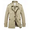 Fall-2016 Nieuwe Herfst Mannen Jas Windbreaker Britse Stijl Mens Trench Coat Lange Jas Mannelijke Mode Overjas Casaco Longo Masculino