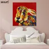 Paintings 100% Hand made Crazy Rabbit Oil Painting Modern Animal Square Wall Art Acrylic Oil Paint on Canvas Home Decor