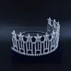 Pageant Crown Stars Miss Beauty Contest High Quanlity Rhinestone Tiaras Bridal Wedding Hair Accessories Justerbart pannband MO230229M