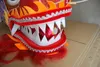 14 m taglia 3 Per 8 persone Luci a LED della Giornata della Primavera Cinese Tessuto con stampa in seta drago Light DRAGON DANCE Costume da celebrazione del Festival popolare del drago