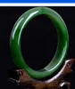 Drobna biżuteria Damska Green Jade Bransoletka z certyfikatem Prawdziwej Natural Green Jade Emerald Bransoletki