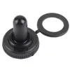 10Pcs 6mm, 12mm Gomma nera Toggle Grandi cappelli con interruttore Tappo copri stivale impermeabile B00076 BARD