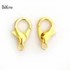 BoYuTe 100 Uds aleación de Metal bronce plata oro rodio plateado broche de langosta Diy joyería collar pulsera cierre Accesorios