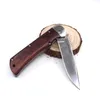 Snelle open camping vouwen zakmes 7CR18MOV Blade Materiaal Tactische Camping Hunting Survival Mes met Houten Handvat