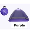 Simpletenter lätt bär tält utomhus camping tillbehör för 2-3 personer UV skydd tält för strand resa gräsmatta 20 st / lot färgrik tält
