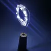 Bouteille de vin en liège guirlande lumineuse bouchon de bouteille LED chaîne 2M 20leds fil d'argent chaîne lumières alimenté par batterie décoration de mariage de noël