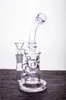 Narghilè fatti a mano Purple Fab Egg Glass Bong Heady Bubbler Faberge Egg Water Pipe Small Bent Neck Recycler Oil Rig Dabs