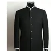 Toptan-Erkekler Suit Setleri Çin Tunik Suits Standı Yaka Klasik Suit Moda Birinin Ahlak Yetiştirmek Iş Resmi Erkek Moda Takım Elbise