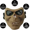 TOP Crotale Halloween prop décoration Masques CS Masque Carnaval Cadeau Effrayant Crâne Squelette Paintball masque guerriers Masque De Protection