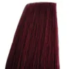# 99J Kırmızı Şarap Brezilyalı Bakire Saç tam shine bant uzantıları 40 parça 6A 100g Düz pu cilt atkı saç uzantıları