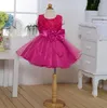 Vendita calda tutu rosa bianco abiti economici una linea rosa fiore ragazza abiti promozione ragazze pageant abiti comunione organza 4 t 12 t abito spettacolo