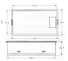 도매 -4 in 1 암 미터 전압계 디지털 전압 암페어 전원 에너지 미터 DC 6.5 ~ 100V LCD 디스플레이 블루 백라이트 50A 100A