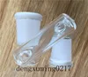 high quality Style H Bent glass bong adapter reclaim catcher adapter 18mm 14mm male female water Glass dropdown adapter for oil rigs