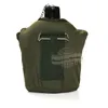 Wojskowa stalowa stalowa stalowa stalowa stal z Pucharami Gi Green Nylon Canteen Cover3879849