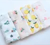 Baby Muslin Dekens Swaddle Swaddling Pasgeboren Bamboe Wrap Infant Parisarc SleepSacks Beddengoed Baddoeken Wandelwagen Nursing Cover Yya417