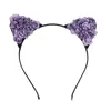 Hot Sale Cat Headband Oco Bonito Moda Infantil Meninas Rendas Adorável Orelha de Gato Headband Presente Acessórios Para o Cabelo