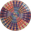 Grand couvre-lit imprimé mandala, tapisserie, châle, tenture murale, ethnique bohème, serviette de beauté, couverture de plage, châle, tapis de yoga