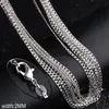 2016 Hot sales 2MM 16' 18' 20' 22' 24' 26' 28' 30' 925 Silver Chain Necklace High Quality with free shipping 50pcs/lot