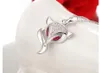 Alliage Crystal Fox Collier Feme Clavicule Eight Heart Huit Collier de flèche Bijoux