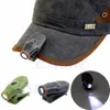 Bright Clip-on LED Cap Hat Light Headlamp Torch Fishing Camping Hunting Outdoor