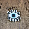 10PCS Cartoon Eyes Patches for Clothing Bags Iron on Transfer Applique Patch for Kids Jeans DIY Sew on Embroidery Badge