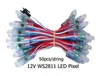 12mm WS2811 2811 IC RGB Led Module String impermeabile DC 5V 12V Digital Full Color LED Pixel Light