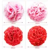 Kissing ball Wedding silk Pomander Encrypt hanging flower ball decorate artificial flower decoration for wedding party market supplies FB011