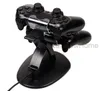 PlayStation Dualshock 4 PS4 Xbox 1コントローラゲームパッドマウントホルダーLEDライト飛行機のデュアル充電スタンドUSBチャージャドックステーション