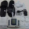 Electric Body Massager Full Body Relax Muscle Therapy Health Care Massager Pulse Tens Acupuncture Therapy Slipper 8pads