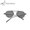 Top Quality Round Sunglasses Mulheres Homens Retro Marca Designer Sun Óculos Vintage Sport UV400 com caso e caixa